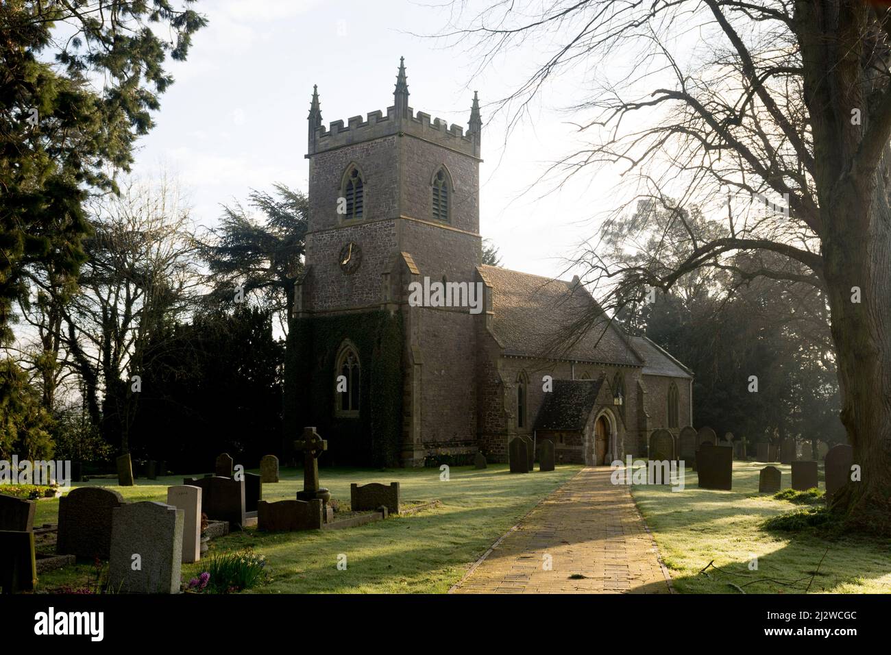 St. Peter`s Church, Aston Flamville, Leicestershire, England, Großbritannien Stockfoto